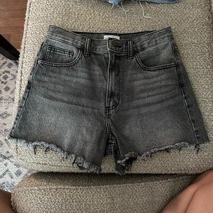 Cello black jean shorts, size small